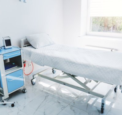 comfortable hospital bed